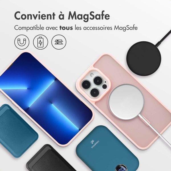 imoshion Coque Color Guard avec MagSafe iPhone 13 Pro - Rose clair