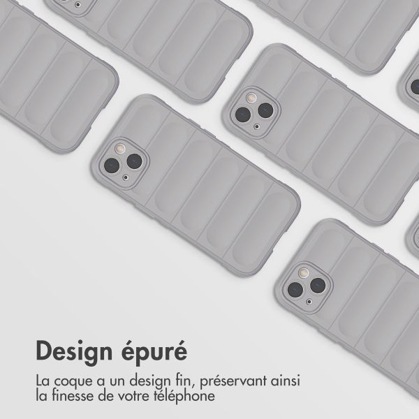 imoshion Coque arrière EasyGrip iPhone 13 - Gris