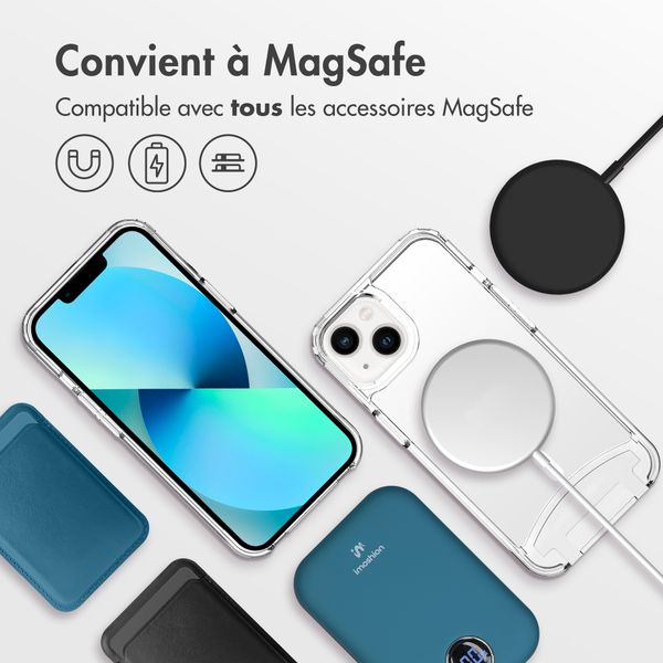imoshion Coque MagSafe avec cordon amovible Apple iPhone 13 - Transparent
