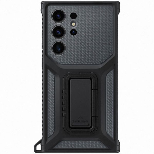 Samsung Coque arrière Rugged Gadget originale Samsung Galaxy S23 Ultra - Titan