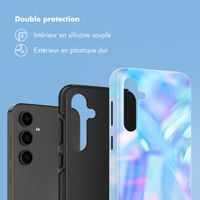 Selencia Coque arrière Vivid Samsung Galaxy S24 FE - Holographic Blue Dream
