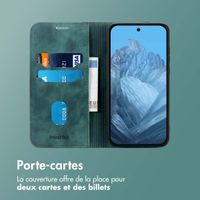 imoshion Étui de téléphone portefeuille Slim Google Pixel 9 / 9 Pro - Vert