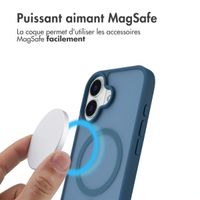 imoshion Coque Color Guard avec MagSafe iPhone 16 - Bleu foncé