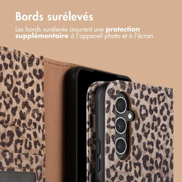 imoshion Étui de télephone portefeuille Design Samsung Galaxy A55 - Leopard Mood