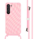 imoshion Coque design en silicone avec cordon Samsung Galaxy S23 - Retro Pink