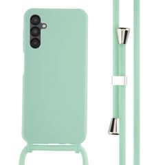 imoshion Coque en silicone avec cordon Samsung Galaxy A14 (5G) - Vert menthe