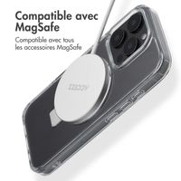 Accezz Coque Ring Stand avec MagSafe Apple iPhone 16 Pro Max - Transparent