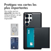 imoshion Coque arrière avec porte-cartes Samsung Galaxy S25 Ultra - Noir