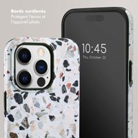 Selencia Coque arrière Vivid Tough iPhone 14 Pro - Chic Terazzo