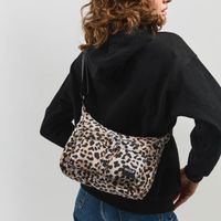 Wouf Downtown Sac banane femme avec motif léopard - Sac seau - Kim