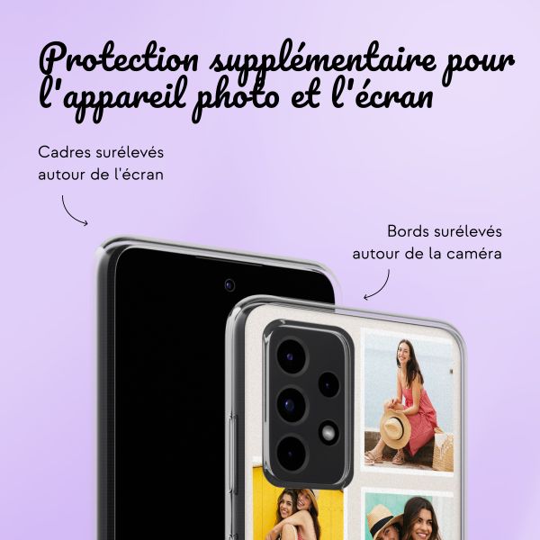 Coque personnalisée avec pellicule N°3 Samsung Galaxy A52(s) (5G/4G)- Transparent