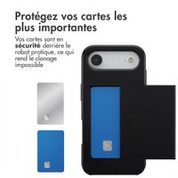imoshion Coque arrière avec porte-cartes Apple iPhone Air - Noir