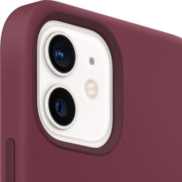 Apple Coque en silicone MagSafe iPhone 12 Mini - Plum