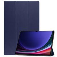imoshion Coque tablette Trifold Samsung Galaxy Tab S10 Ultra / Tab S9 Ultra - Bleu foncé