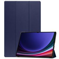 imoshion Coque tablette Trifold Samsung Galaxy Tab S10 Ultra / Tab S9 Ultra 14.6 pouces - Bleu foncé