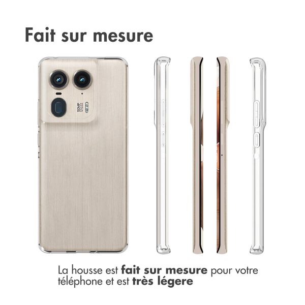 Accezz Coque Clear Motorola Edge 50 Ultra - Transparent