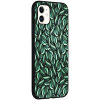 Coque design Color iPhone 11 - Green Botanic