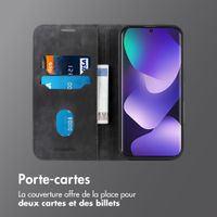 imoshion Étui de téléphone portefeuille Slim Xiaomi Redmi Note 15 (5G) - Noir