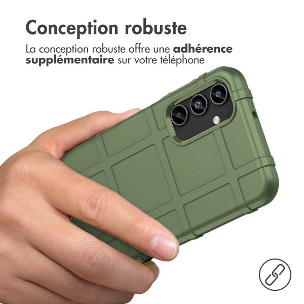 imoshion Coque Arrière Rugged Shield Samsung Galaxy A15 (5G/4G) - Vert foncé