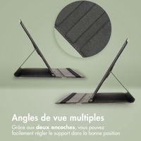 imoshion Coque tablette Design rotatif à 360° Apple iPad 11 (2025) 11 pouces A16 / iPad 10 (2022) 10.9 pouces - Green Flowers