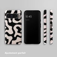 Selencia Coque arrière Vivid Tough Google Pixel 8 Pro - Art Wave Black