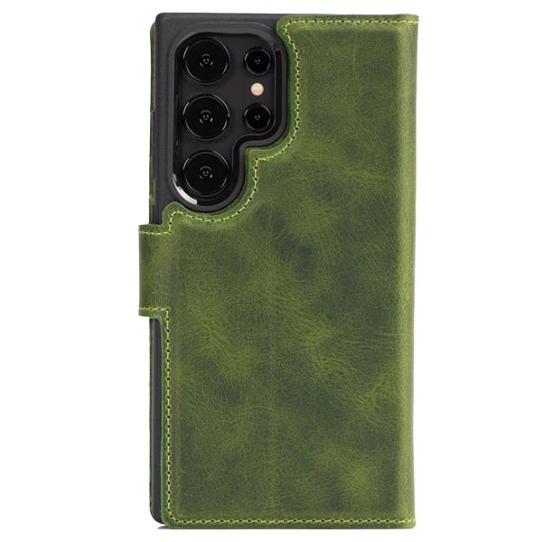 Wachikopa Étui de téléphone portefeuille Magic 2-in-1 Samsung Galaxy S24 Ultra - Forest Green