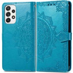 imoshion Etui de télephone Mandala Samsung Galaxy A33 - Turquoise