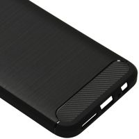 Coque brossée Motorola One Fusion Plus - Noir