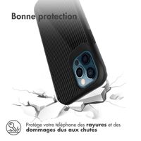 imoshion Coque Rugged Hybrid Carbon iPhone 12 (Pro) - Noir