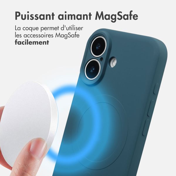 imoshion Coque Couleur avec MagSafe Apple iPhone 17 - Bleu foncé