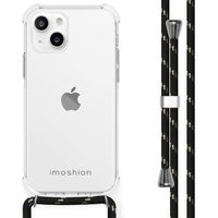 imoshion Coque avec cordon iPhone 13 Mini - Noir & Dorée