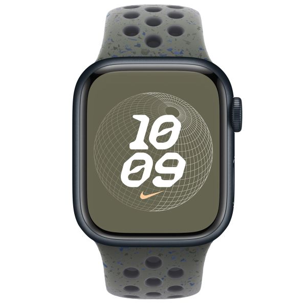 Apple Bracelet Nike Sport Apple Watch Series 1 t/m 9 / SE (38/40/41 mm) | Series 10 / 11 (42 mm) - Taille S/M - Cargo Khaki