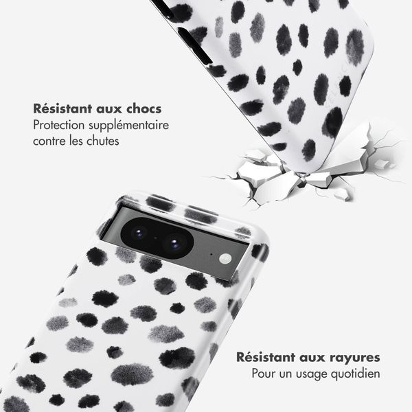 Selencia Coque arrière Vivid Tough Google Pixel 8  - Trendy Leopard