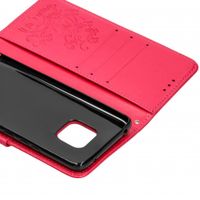 Etui de téléphone Fleurs de Trèfle Huawei Mate 20 Pro - Rose