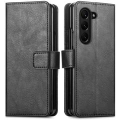 imoshion Étui de téléphone portefeuille Luxe Samsung Galaxy Z Fold 5 - Noir