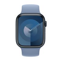 Apple Bracelet Boucle unique en Silicone Apple Watch Series 1 - 11 / SE / Ultra (44/45/46/49 mm) - Taille 7 - Winter Blue
