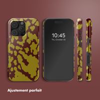 Selencia Coque arrière Vivid avec MagSafe Apple iPhone 16 Pro - Moo'd Olive Dust