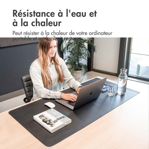 imoshion Le sous-main Desk 120 x 60 cm - L - Noir