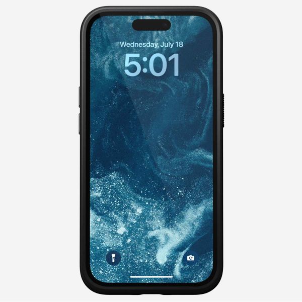 Nomad Coque Modern Leather avec MagSafe Apple iPhone 15 - Noir