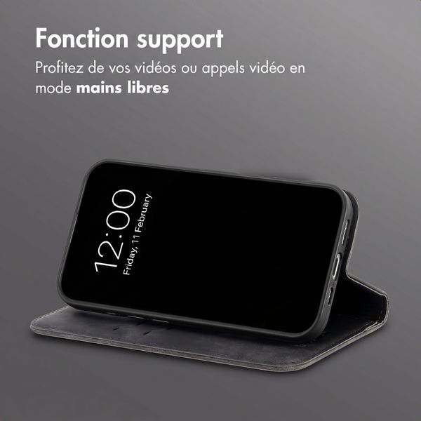 Étui de téléphone portefeuille Slim Oppo Find X9 Ultra - Noir