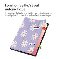 imoshion Coque tablette Design Trifold Samsung Galaxy Tab S11 Ultra - Flowers Distance