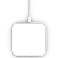 Zens Chargeur simple en aluminium sans fil - Chargeur sans fil - 10 Watt - Blanc 