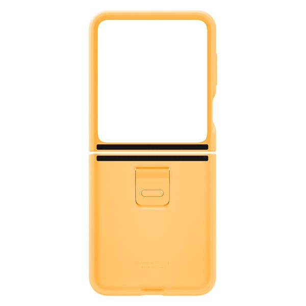 Samsung Original Coque en silicone Ring Galaxy Z Flip 5 - Apricot