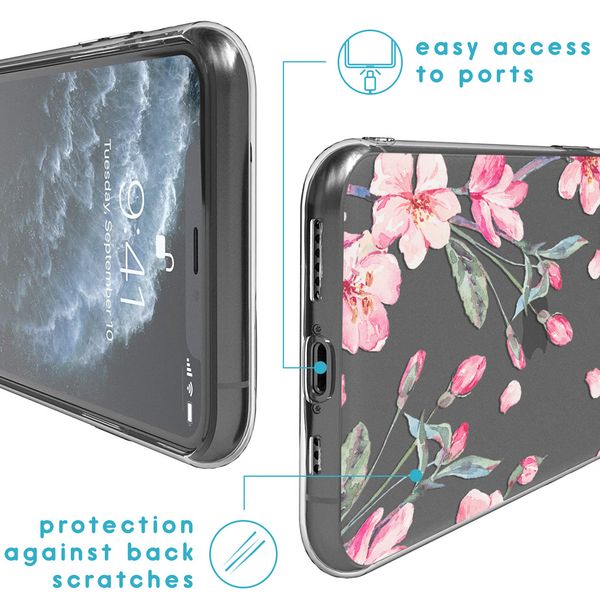 imoshion Coque Design iPhone 11 Pro - Fleur - Rose