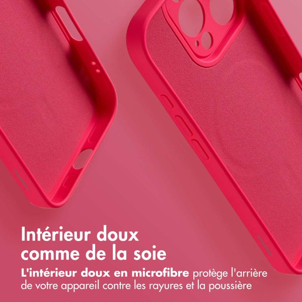 imoshion Coque Couleur avec MagSafe Apple iPhone 16 Pro - Neon Pink