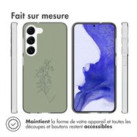 imoshion Coque Design Samsung Galaxy S23 Plus - Floral Green