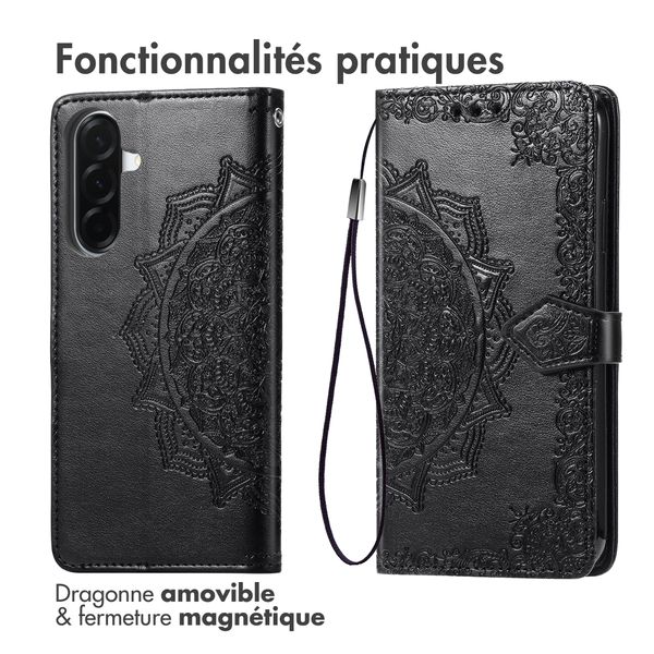 imoshion Etui de télephone Mandala Samsung Galaxy A37 (5G) - Noir