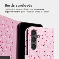 imoshion Étui de télephone portefeuille Design Samsung Galaxy S25 - Blush Berries