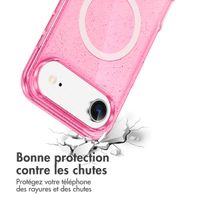 imoshion Coque Pailletée avec MagSafe Apple iPhone Air - Rose
