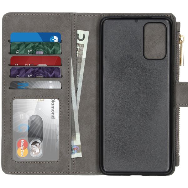 Porte-monnaie de luxe Samsung Galaxy S20 Plus - Gris